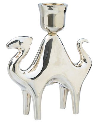 Jonathan Adler Silver Plated Candle Holder