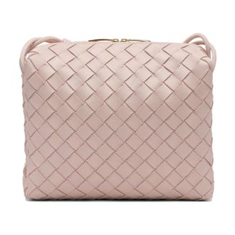 Bottega Veneta Tassen, Dames, Roze, ONE Size, Leer, Loop Small