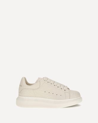 Alexander McQueen Oversized pebbled leather Sneakers Female 38.5