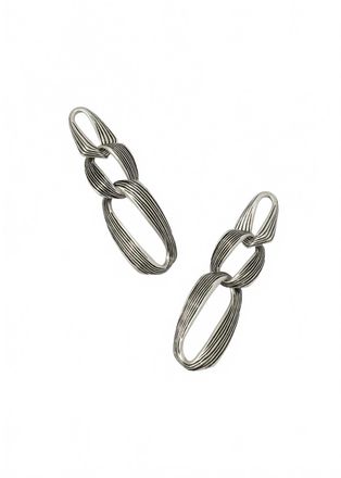 Kendra Scott Womens Kira Statement Earrings In Vintage Rhodium