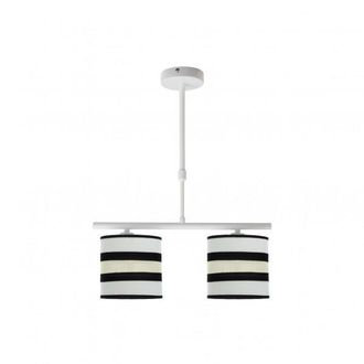 Fabrilamp Lampara Karla 2xe14 Blanca/beis Regx43x14 Cm