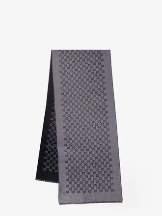 Gucci Sciarpa in doppia lana jacquard con motivo GG - GUCCI - gender_Man