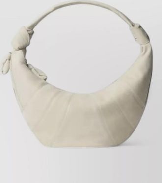 Christophe Lemaire fortune croissant shoulder bag curved handle