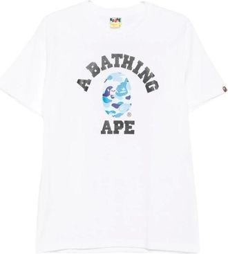 A Bathing Ape A Bathing Ape, Heren, Tops, Wit, Maat: 2XL Katoen