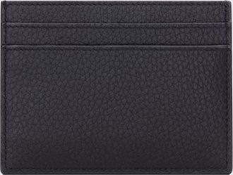 Saint Laurent Portacarte di credito Tiny Cassandre in pelle