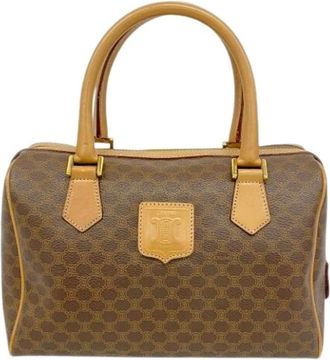 Celine Pre-owned Handbags, female, Brown, Size: ONE SIZE Pre-owned Vintage Plastic Handbag