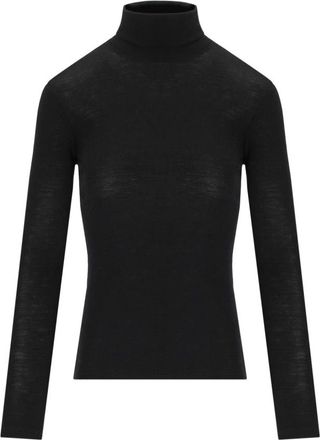 Max Mara Teseo Turtleneck Pullover - Dames - Coltruien - Zwart - S - Wol - Truien & Vesten