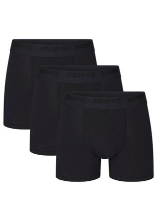 SKIMS Stretch-cotton Boxer Briefs - set of Three - Black - Xxl