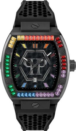 Philipp Plein Hexagon Phantom - Heren - Horloges - Zwart - ONE Size - Accessoires