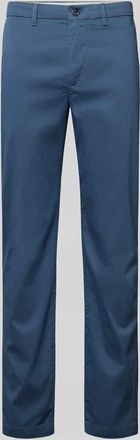 Tommy Hilfiger Regular Fit Chino aus Baumwoll-Mix Modell DENTON in Petrol, Größe 30/30