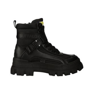 Buffalo Aspha COM 1 Veterboots - Heren - Schoenen - Zwart - Maat: 40 EU Zijde