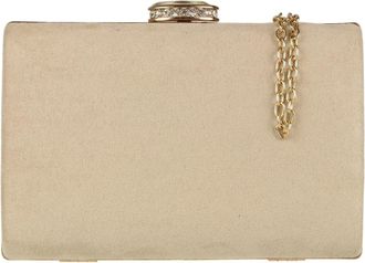 Girly HandBags Girly HandBags Elegant Suede Clutch Bag - Nude(Size: W 18, H 11, D 5 cm (W 7, H 4, D 2 inches))
