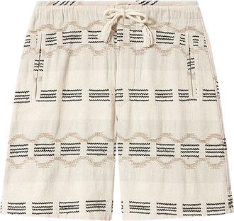 Isabel Marant Deliann shorts met patroon - Beige
