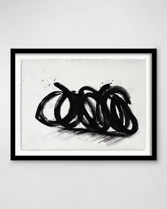 RFA Fine Art Vital 4 Framed Hand-Embellished Giclee by H. Scott