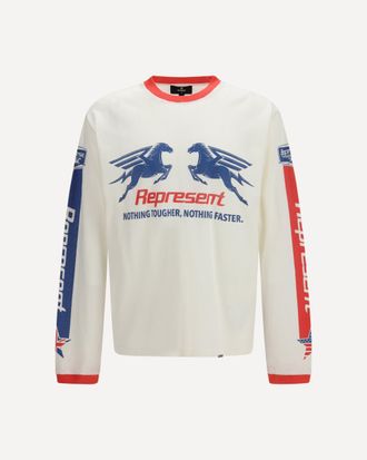 Represent Mesh Pegasus long sleeve T-shirt Male XS