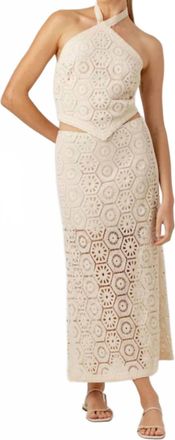 Sundays Patrice Skirt In Natural White