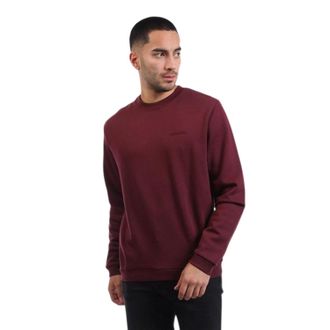 Lyle & Scott Heren Geborsteld Sweatshirt (Rood)
