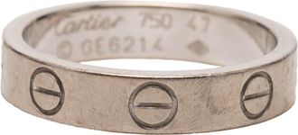 Cartier White Gold (18K) Band Ring (Pre-Owned)