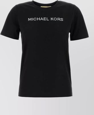 Michael Kors cotton crew neck t shirt short sleeves