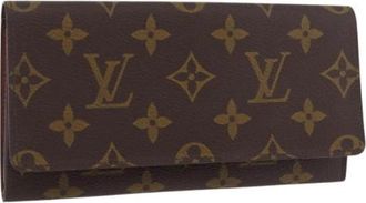 Louis Vuitton Pre-owned Long Wallet - Dames - Vintage Accessoires - Bruin - ONE Size - Vintage