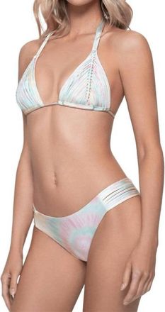 PilyQ Isla Bikini Bottom In Sunset Utopia