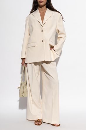 By Malene Birger Taalia Trousers, Womens, Cream