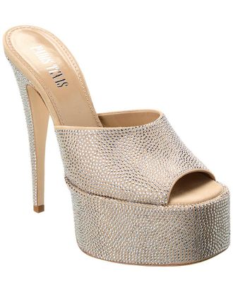 PARIS TEXAS Holly Marina Suede Platform Sandal