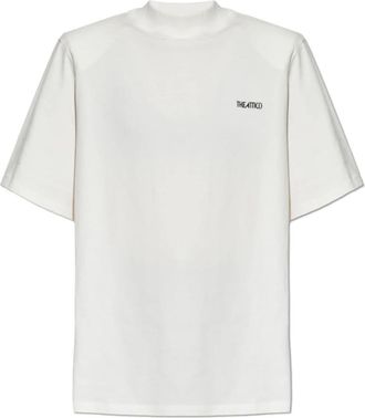 The Attico Logo T-Shirt - Dames - T-shirts - Wit - S - Katoen - Tops