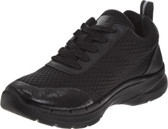 Avalanche Mens Walking Sneakers Breathable Sports Shoes with Shock Absorption, Black Jet Black, 9.5 UK