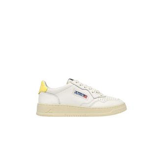 Autry Medalist Low - Heren - Sneakers - Wit - 44 EU - Katoen - Schoenen