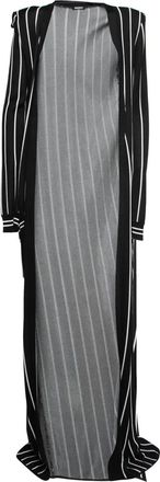 Balmain striped cardigan - Black