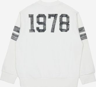 Diesel Boys Cotton Sweatshirt With Logo White Main: Cotton; Rib: Hoods & Sweatshirts