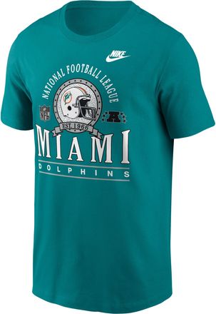 Nike Miami Dolphins Rewind Essential Nike Mens NFL T-Shirt in Blue | N1994DZ9PV-R8L