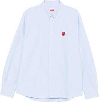Kenzo Casual Shirts - Heren - Casual Overhemden - Blauw - M - Overhemden