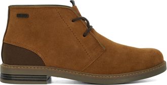 Dune London Barbour Mens Readhead - Lace-Up Chukka Boots - Beige Suede - Size UK 7