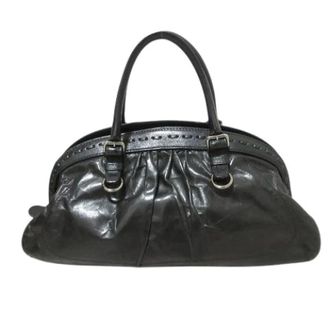Dolce & Gabbana Pre-owned Miss Romantique Leren Handtas - Dames - Pre-owned - Zwart - Maat: ONE Size Leer