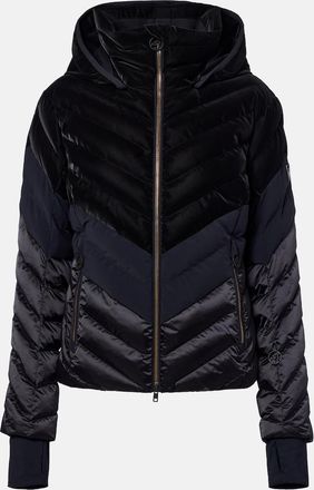 Toni Sailer Kimberly hooded velvet ski jacket
