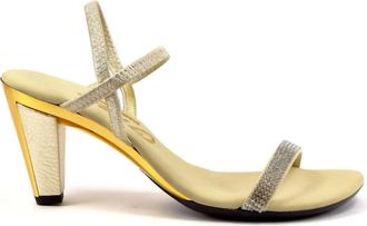 Onex Womens Iced Heel Sandals In Platinum