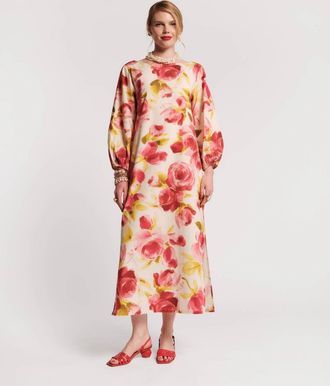 Frances Valentine Minnow Maxi Dress In English Rose