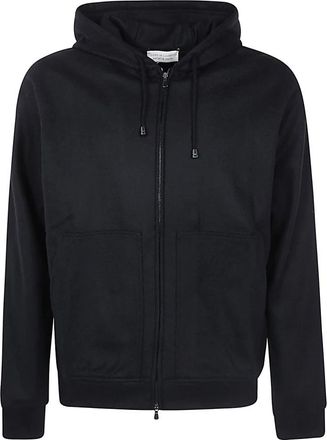 FILIPPO DE LAURENTIIS Hoodies & sweatvesten, Heren, Zwart, L, Hoodie met volledige rits