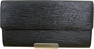 Louis Vuitton Black Noir Epi Leather Coin Purse/Coin Case (Pre-Owned)
