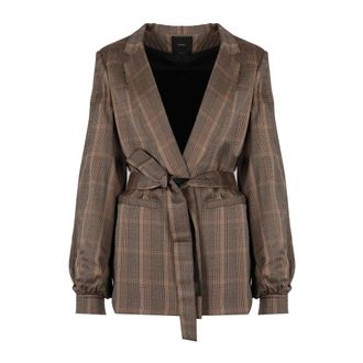 Pinko Pinko, Dames, Jassen, Bruin, Maat: XL