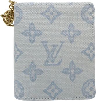 Louis Vuitton Gray Leather Wallet (Bi-Fold) (Pre-Owned)