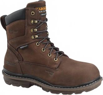 Carolina Mens Dormite 8 Composite Toe Insulated Waterproof Work Boot In Brown