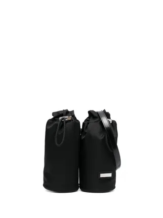 Ferragamo Mens Double-Pouch Belt Bag