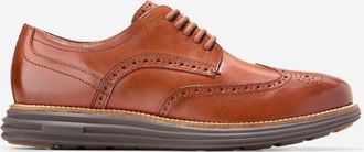 Cole Haan Mens &Oslash;riginal Grand Remastered Wingtip Oxford Shoes - Brown Size 10.5