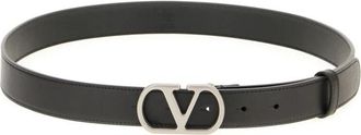 Valentino Garavani Stijlvolle Riemencollectie voor Mannen - Heren - Riemen - Zwart - 90 CM - Accessoires