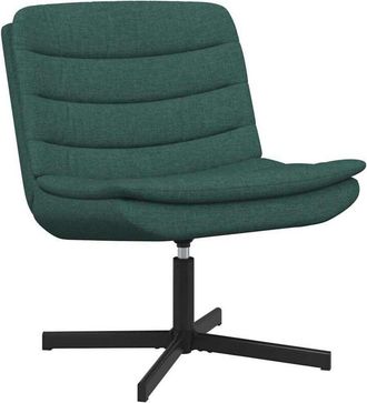 vidaXL Vidaxl - Silla Giratoria Verde Oscuro 63 X 75 X 76 Cm Tela