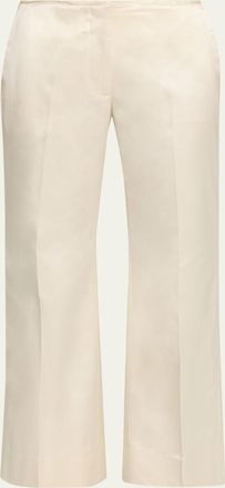 Toteme Kick Flare Raw-Edge Trousers
