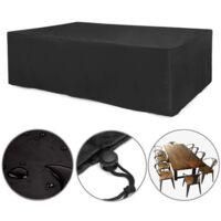 OEM Litzee - Funda Protectora Para Muebles De Jard&iacute;n - Tejido Oxford 210d Impermeable - Dimensiones 180x150 Cm - Compatible Con Mesas Y Sillas De Exterior